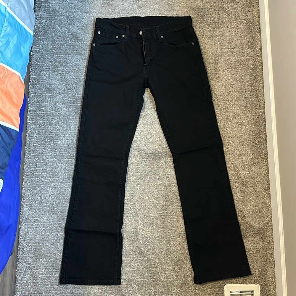 Men’s Black Levi 527 Jeans
